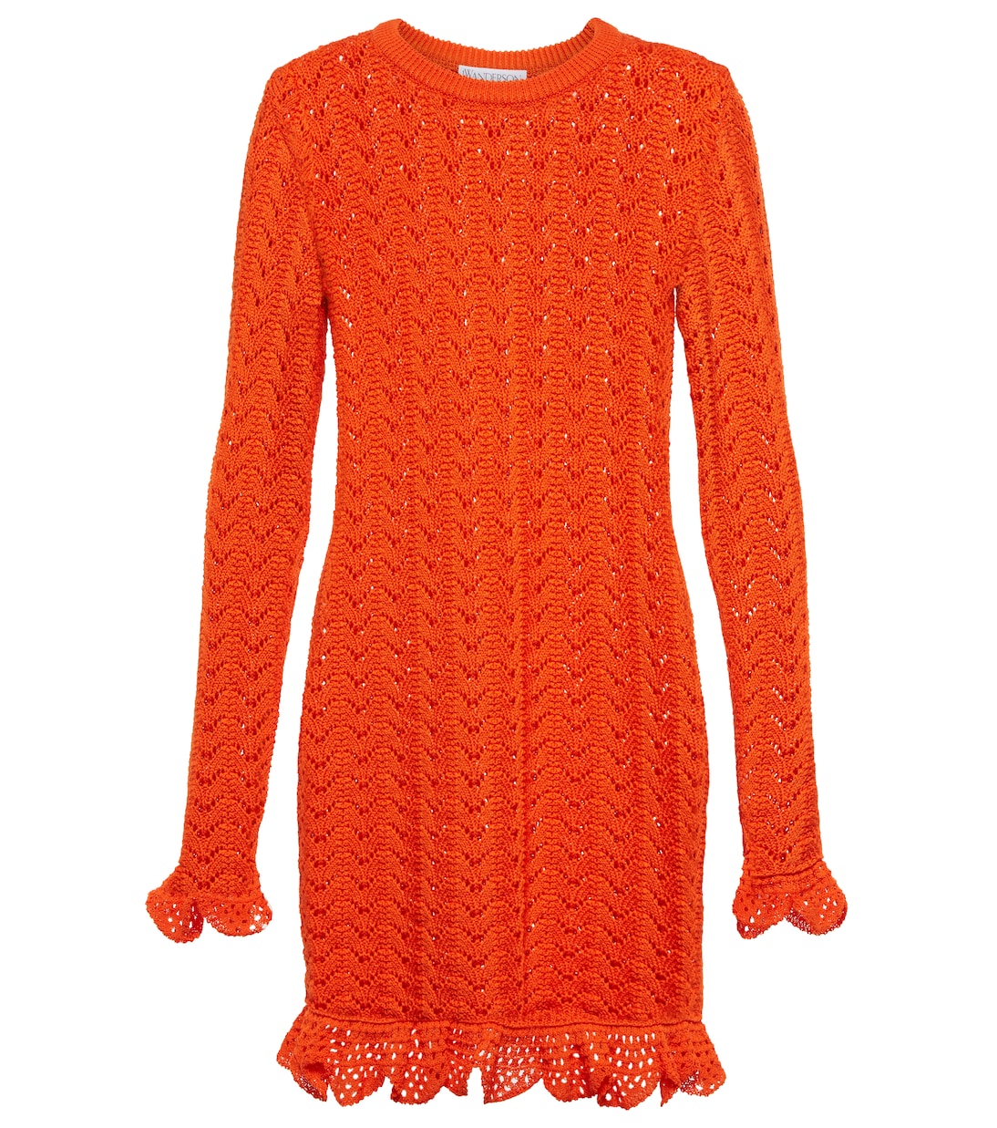 Open-knit cotton minidress | JW Anderson