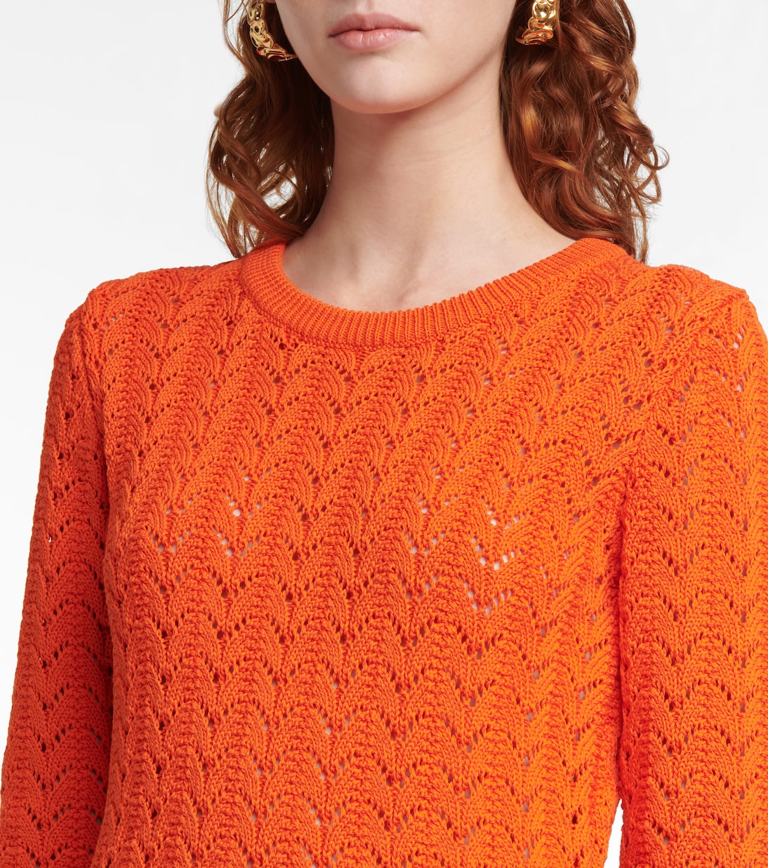 Open-knit cotton minidress | JW Anderson