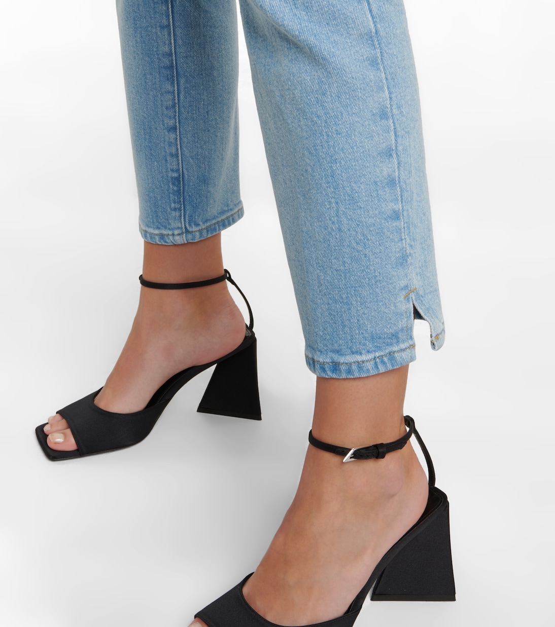 Jeans ajustados Le High Straight tiro alto | Frame