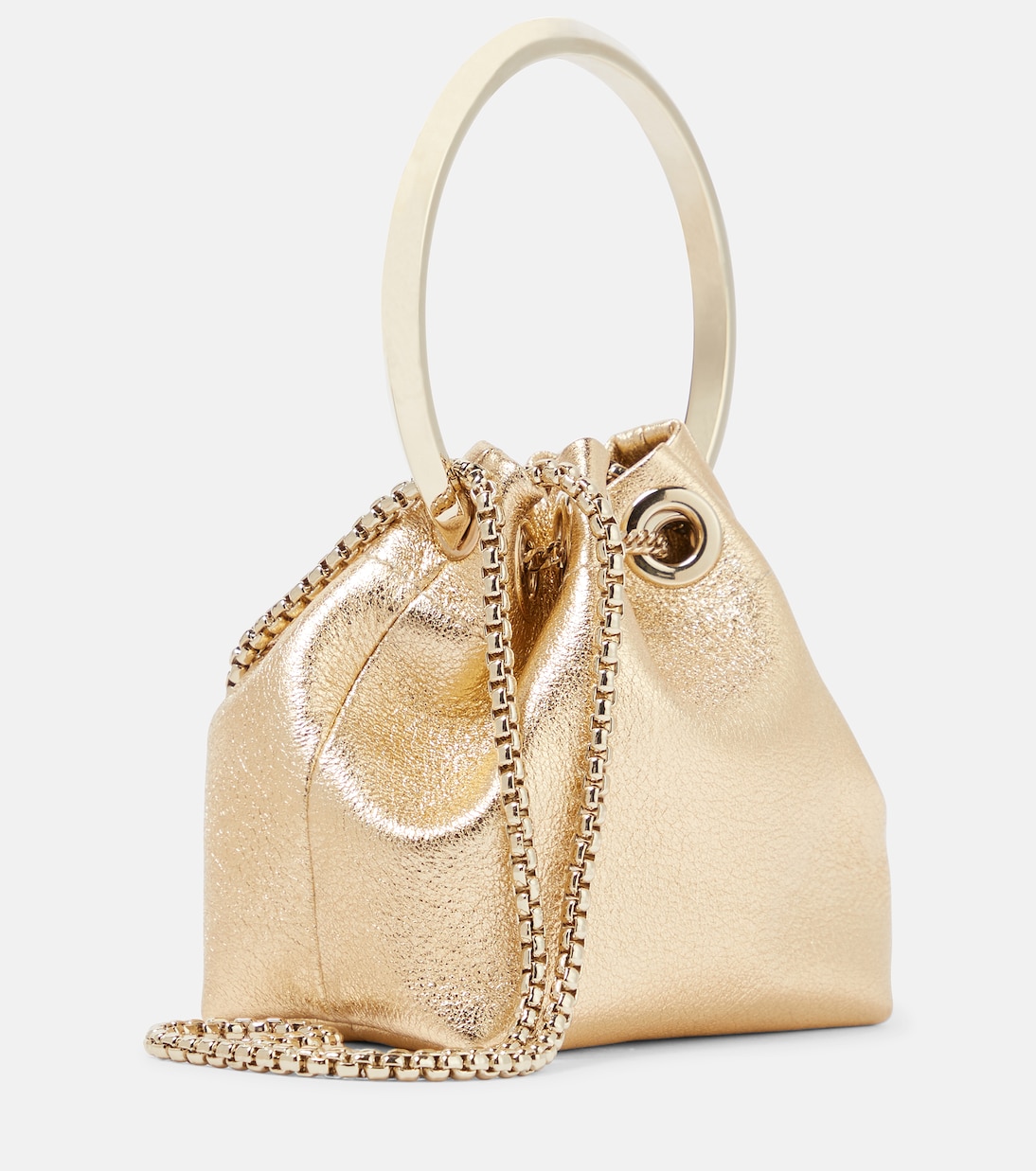 Secchiello Bon Bon Micro in pelle | Jimmy Choo