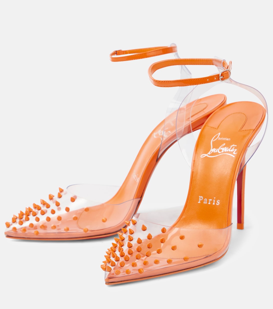 Pumps Spikoo 100 in PVC e vernice | Christian Louboutin