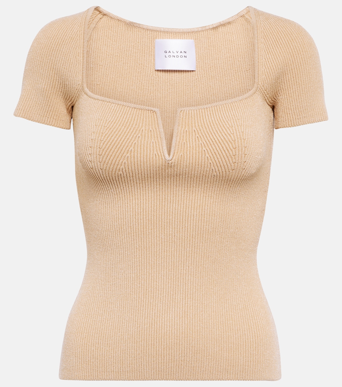 Freya ribbed-knit top | Galvan