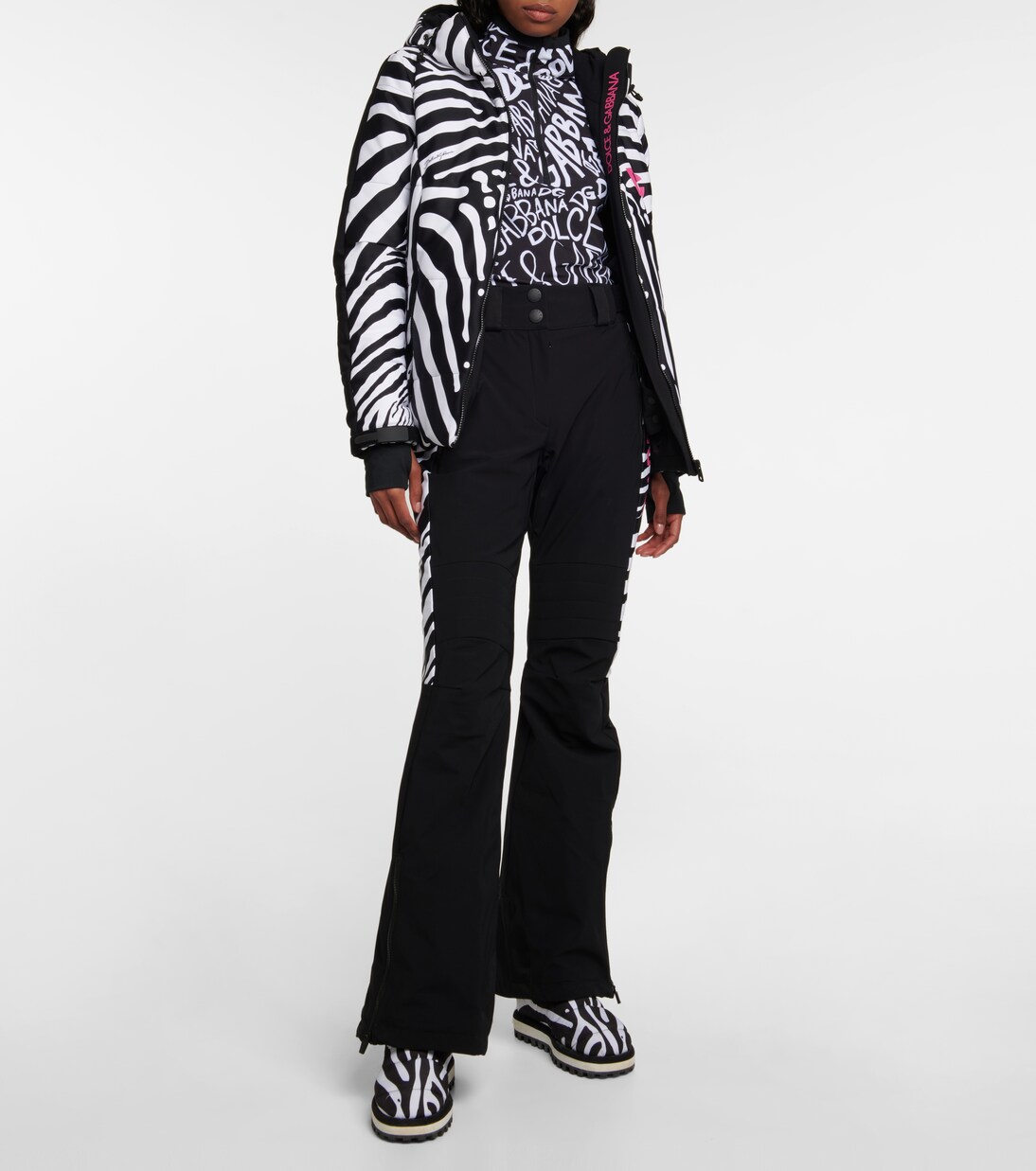 Top de esquí estampado con logo | Dolce&Gabbana