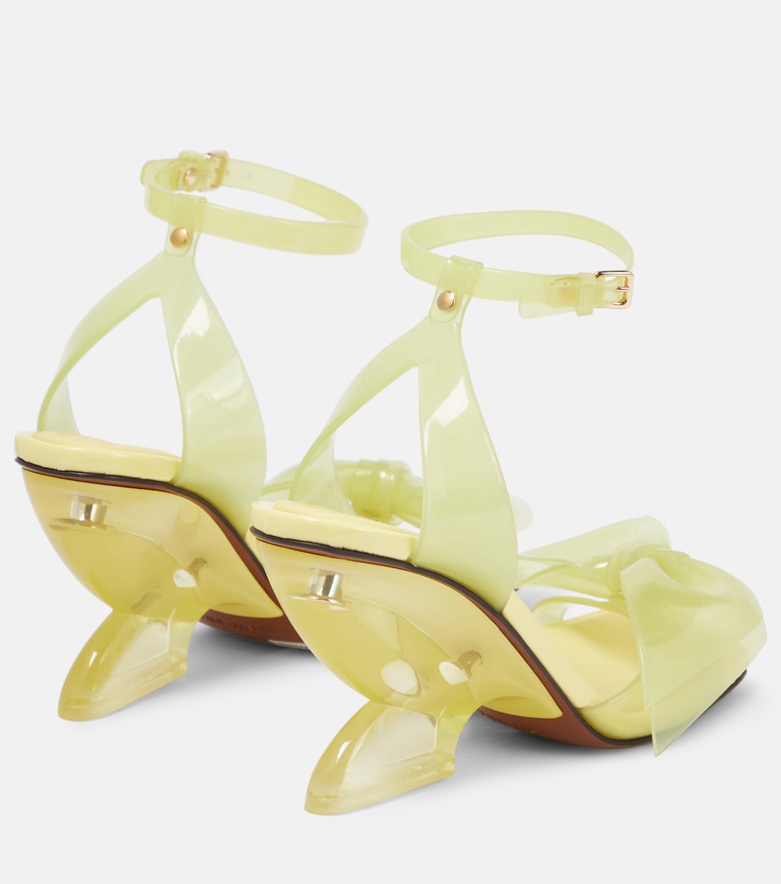 Sandali Jelly Bow 85 in PVC con zeppa | Zimmermann