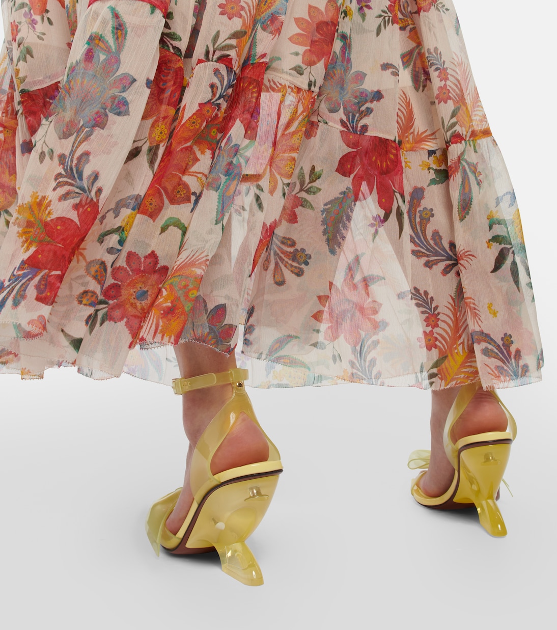 Sandali Jelly Bow 85 in PVC con zeppa | Zimmermann