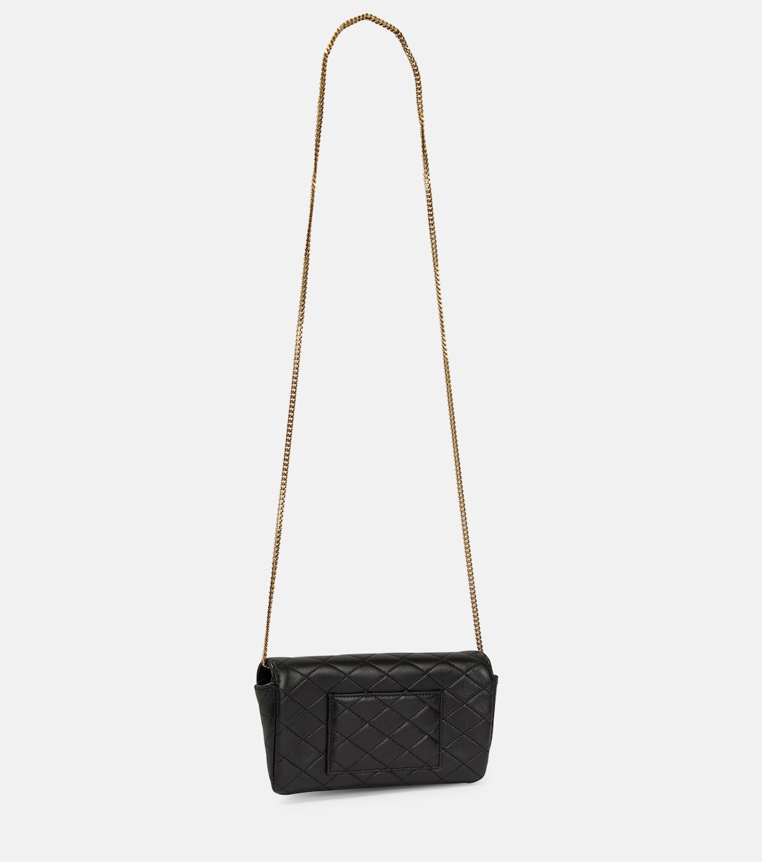 SAINT LAURENT Borsellino in pelle trapuntata Gaby per smartphone, stile giovane e trendy