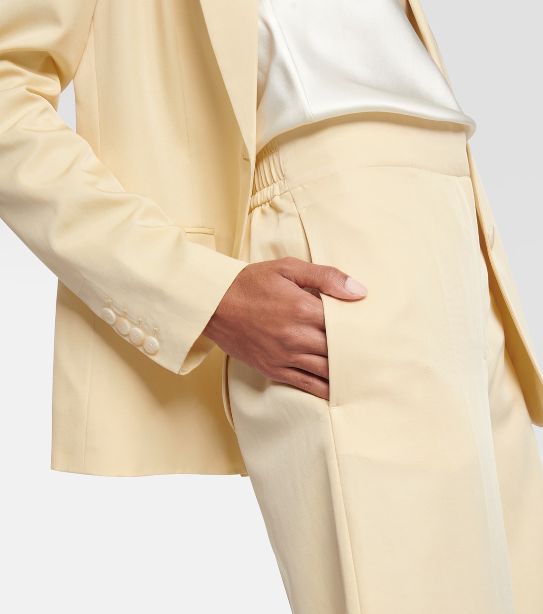 Pantalon Thurlow en soie et coton | Joseph