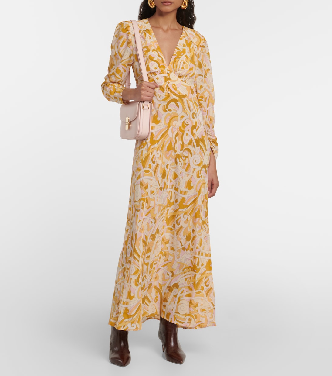 Midikleid Selma aus Seide | Rixo
