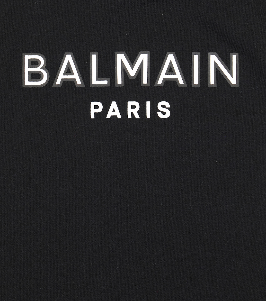 Top in jersey di cotone con logo | Balmain Kids