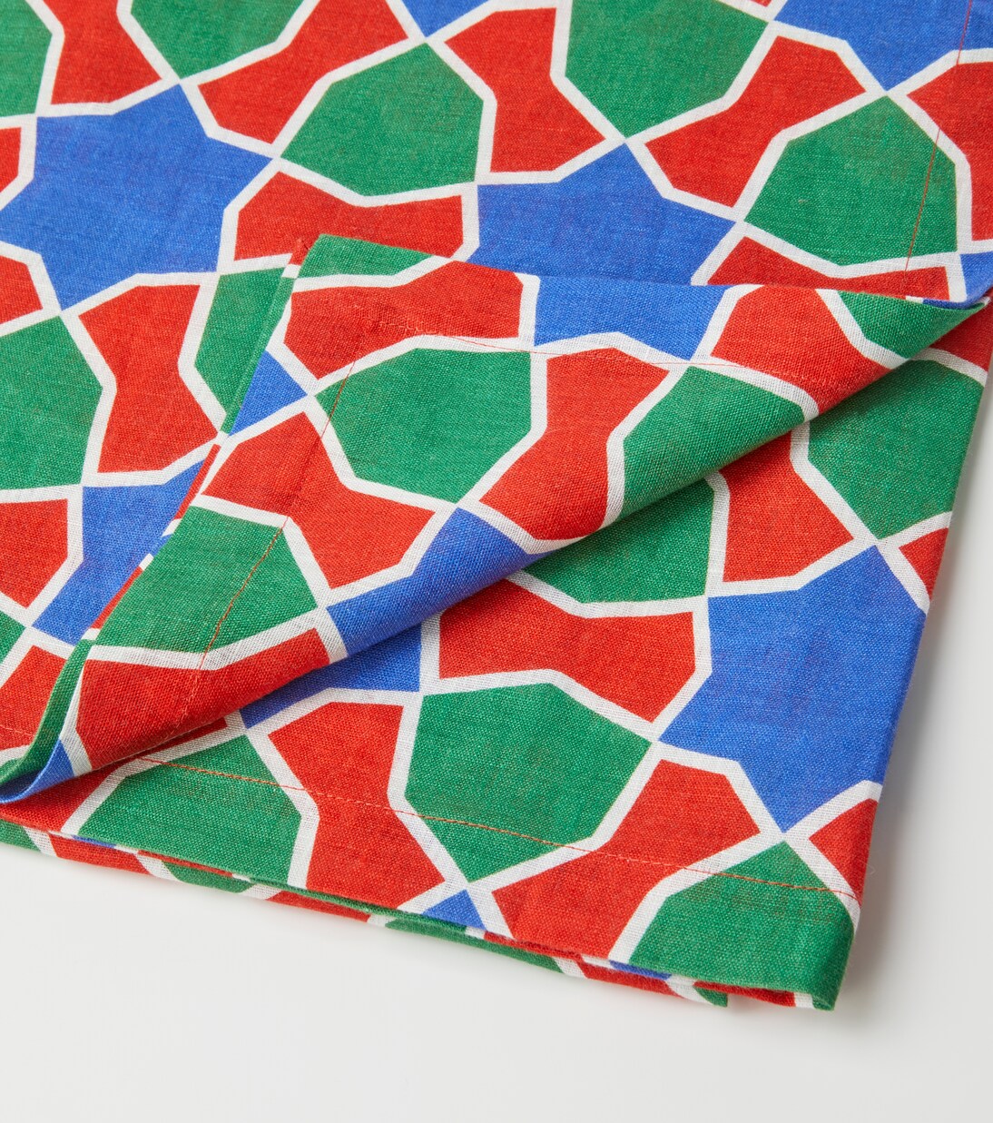 Tiles linen tablecloth | Cabana
