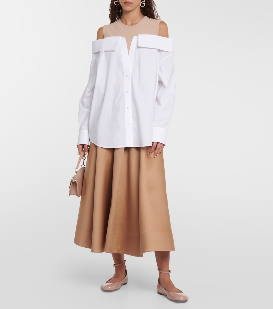 Tan-Go patent leather ballet flats | Valentino Garavani