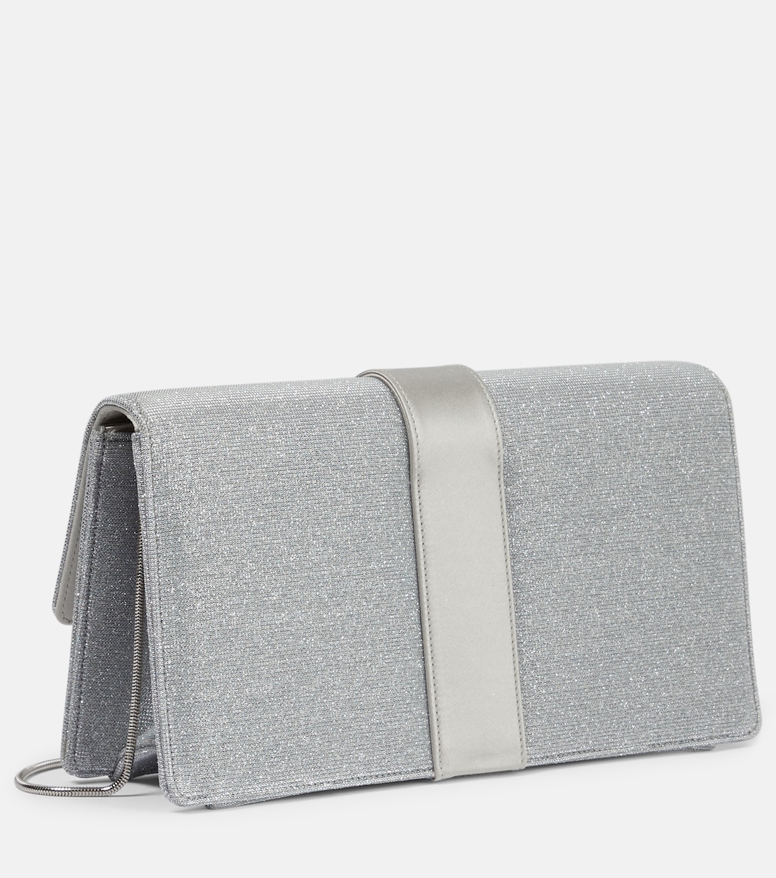 Pochette Capri Glitter à ornements | Manolo Blahnik