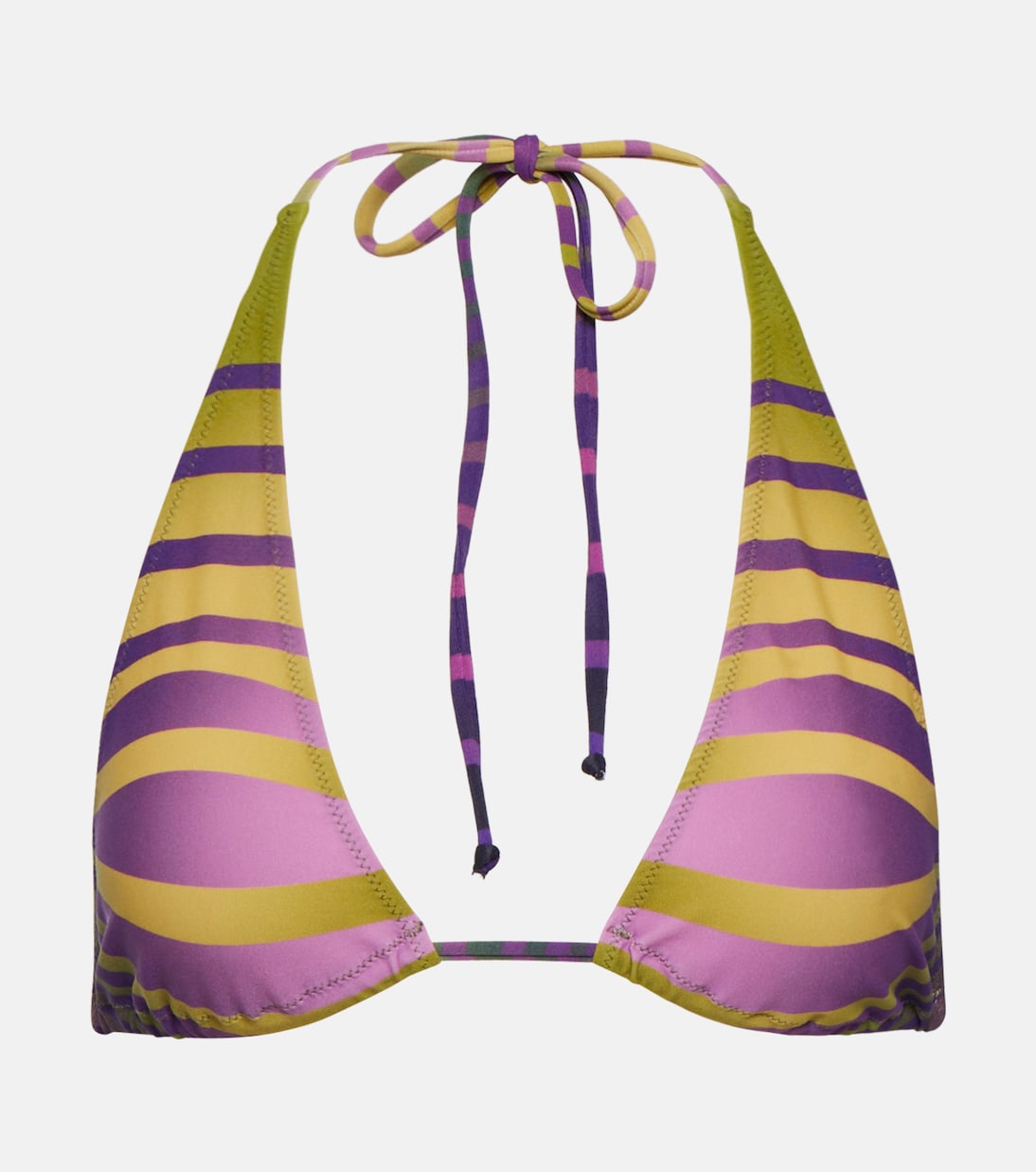 Printed triangle bikini top | Jean Paul Gaultier