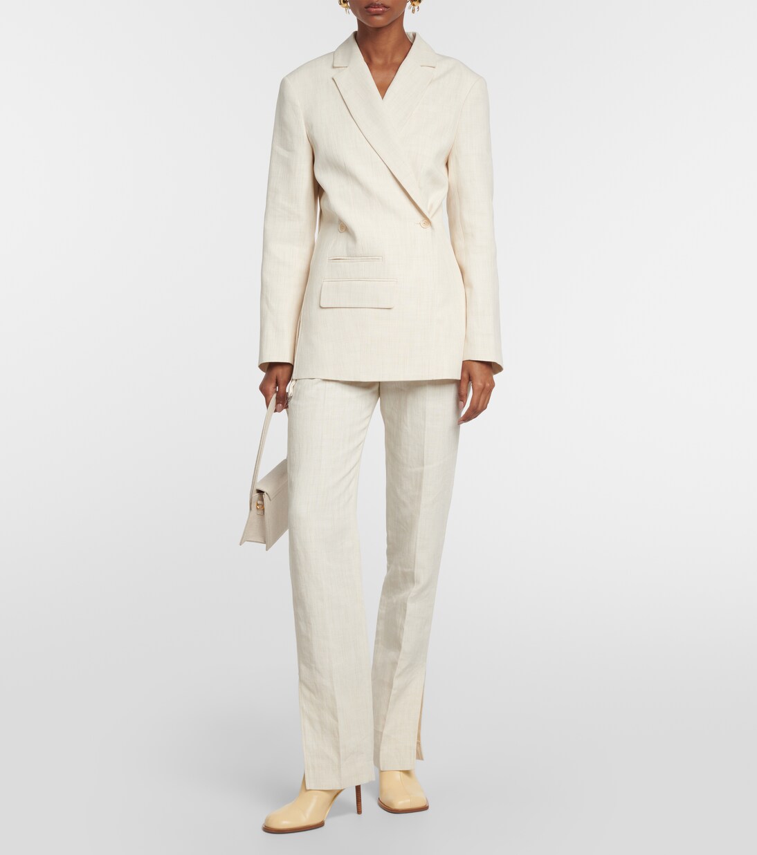 Les Bottines Rond Carré leather ankle boots | Jacquemus