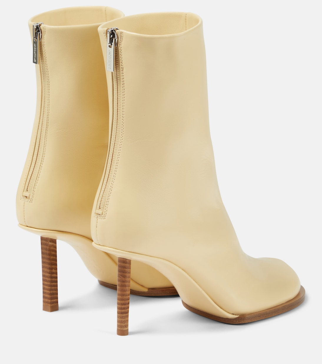 Les Bottines Rond Carré leather ankle boots | Jacquemus