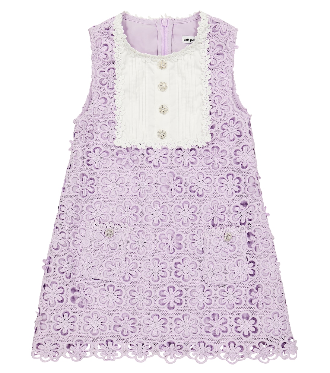 Guipure lace dress | Self-Portrait Kids