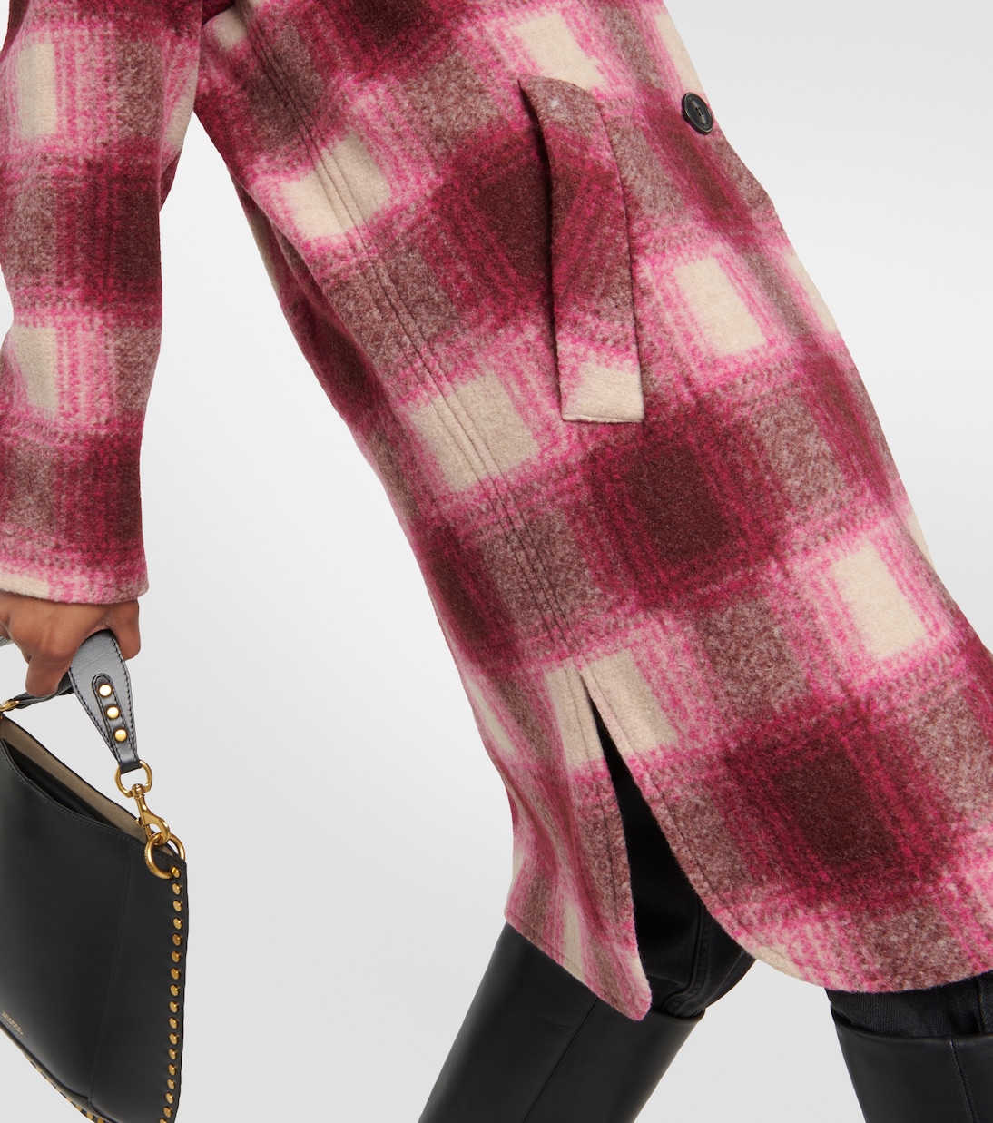 Gabriel checked wool-blend coat | Marant Etoile
