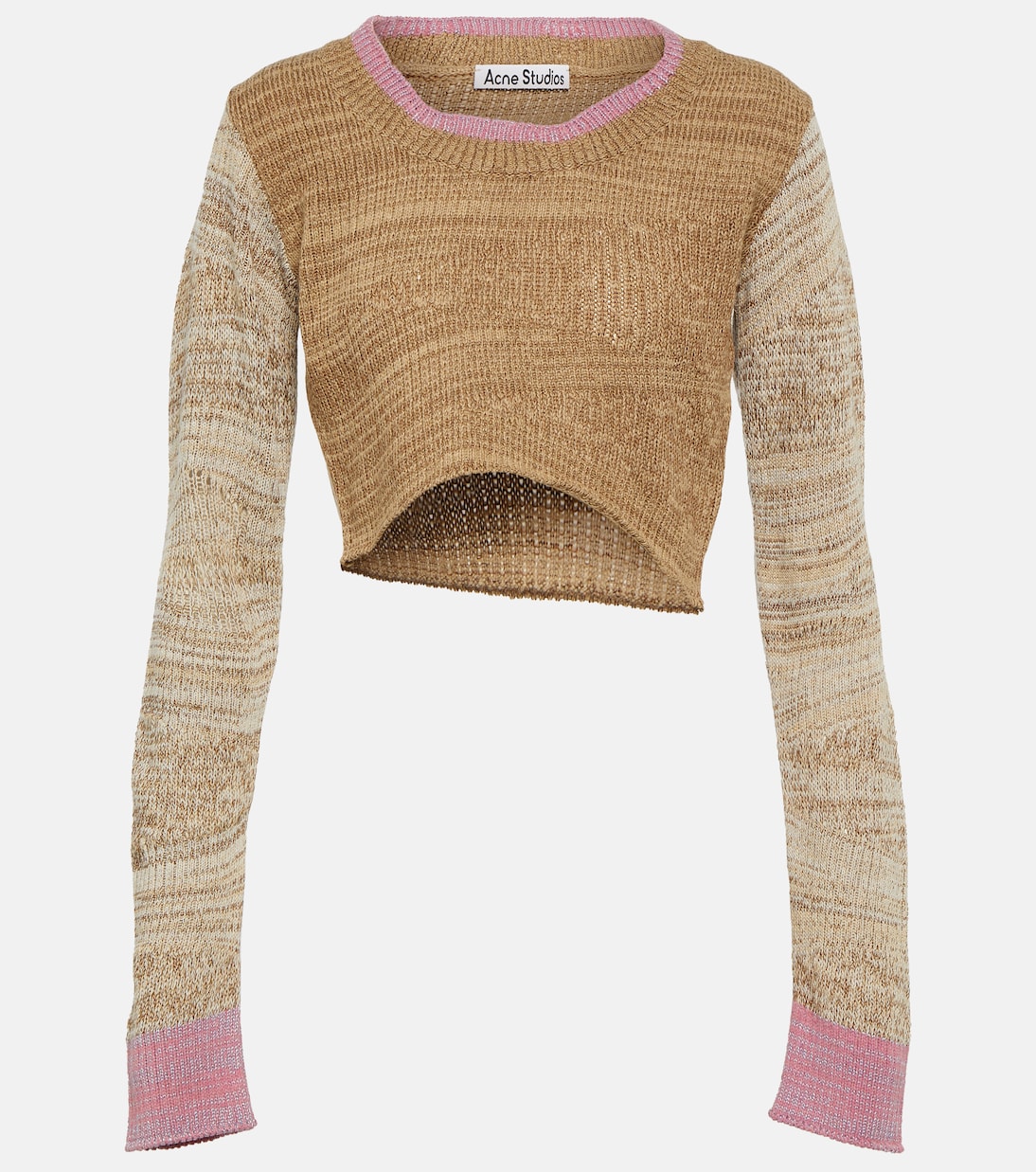 Asymmetric wool-blend sweater | Acne Studios