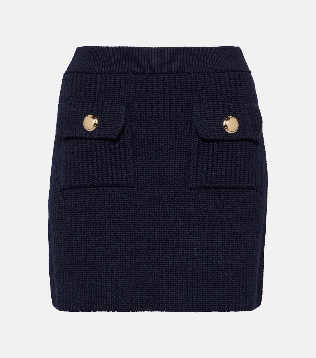 Mini-jupe en laine | Miu Miu