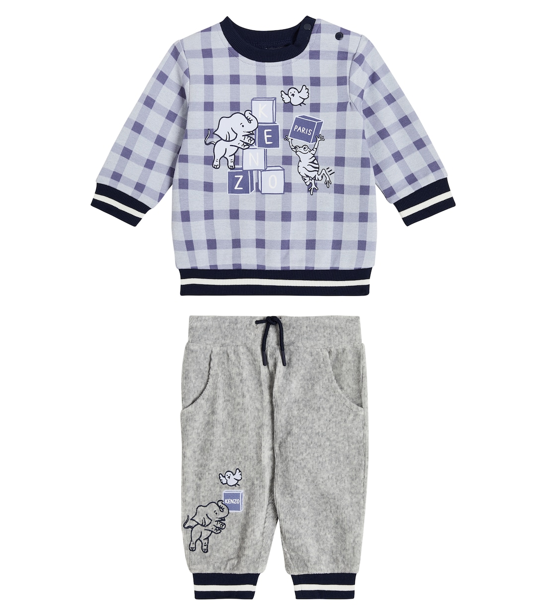 Bebé - set de sudadera y pantalones de algodón | Kenzo Kids