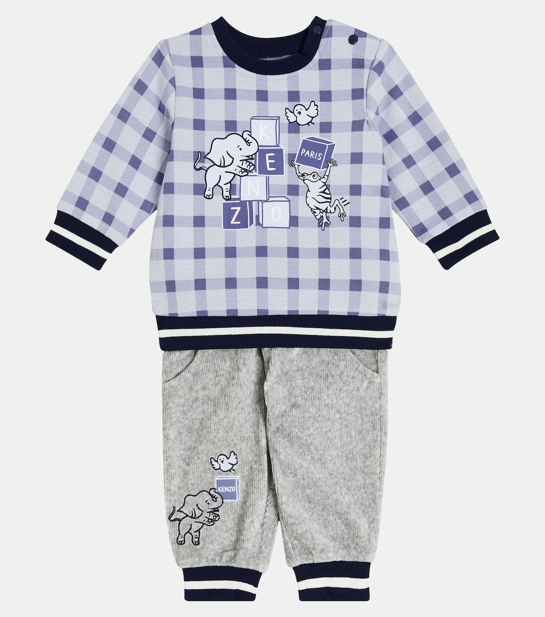 Bebé - set de sudadera y pantalones de algodón | Kenzo Kids