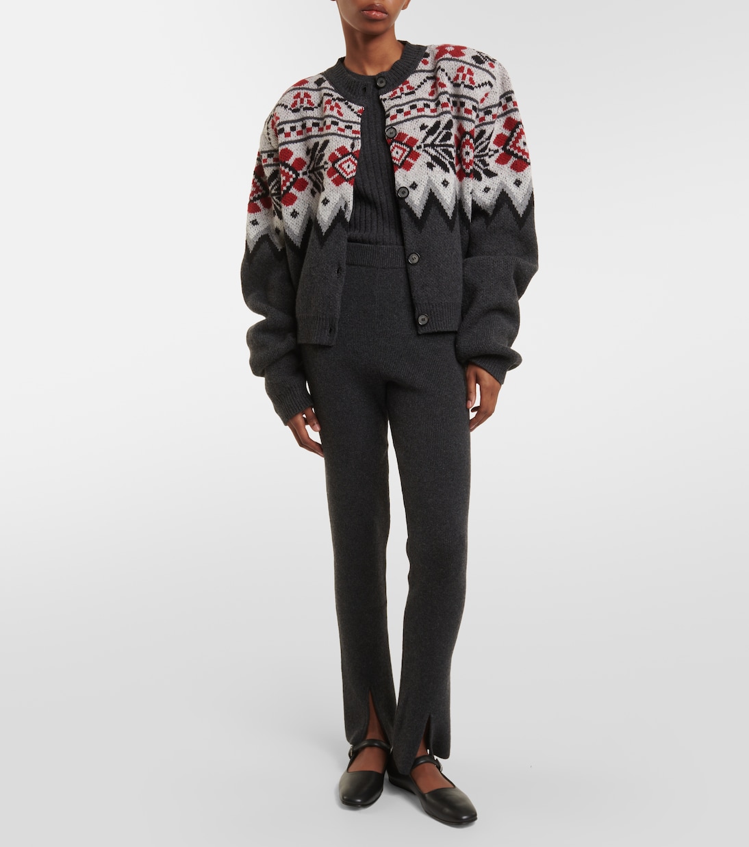 Ribbed-knit cashmere slim pants  | Magda Butrym
