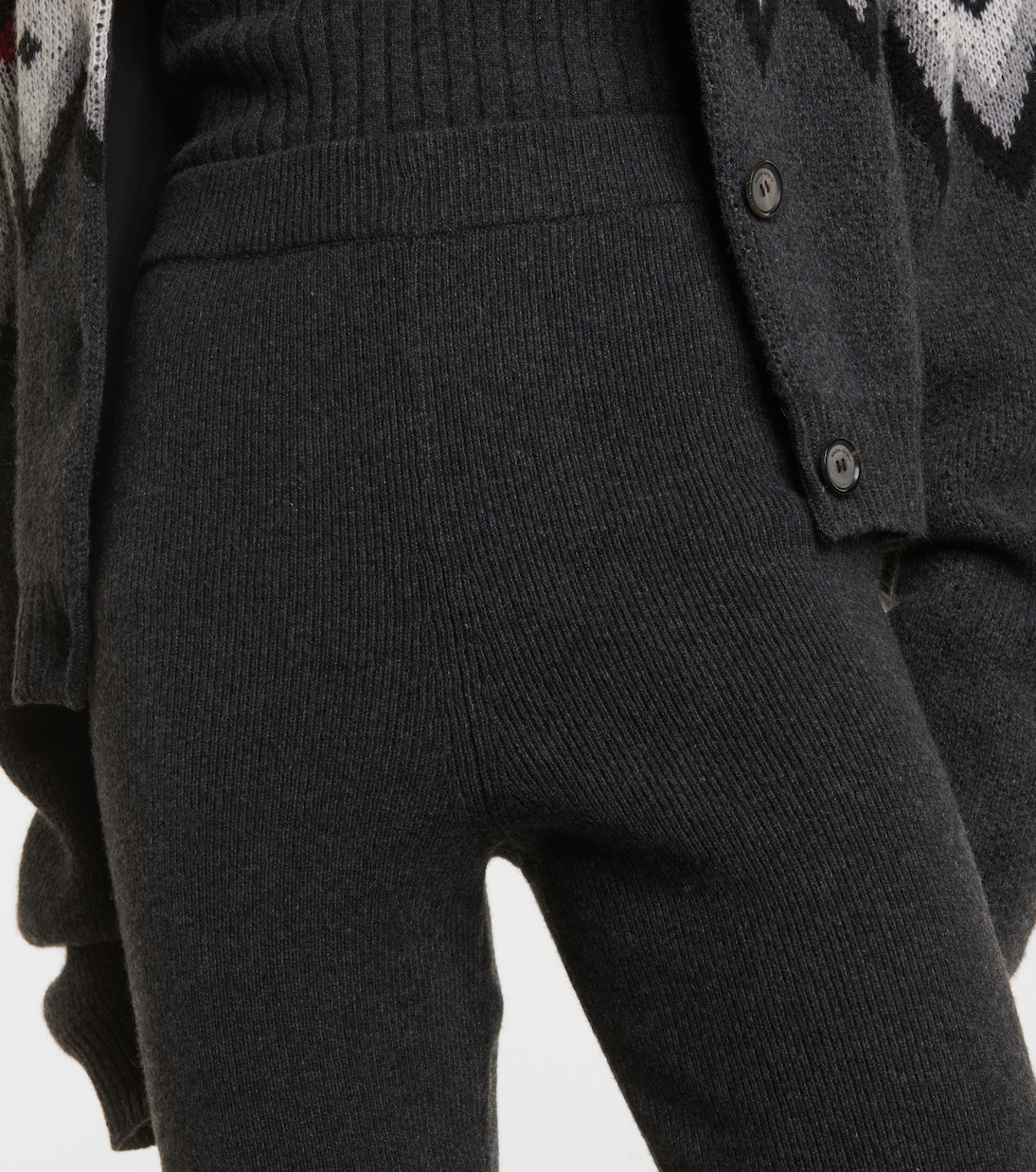 Ribbed-knit cashmere slim pants  | Magda Butrym