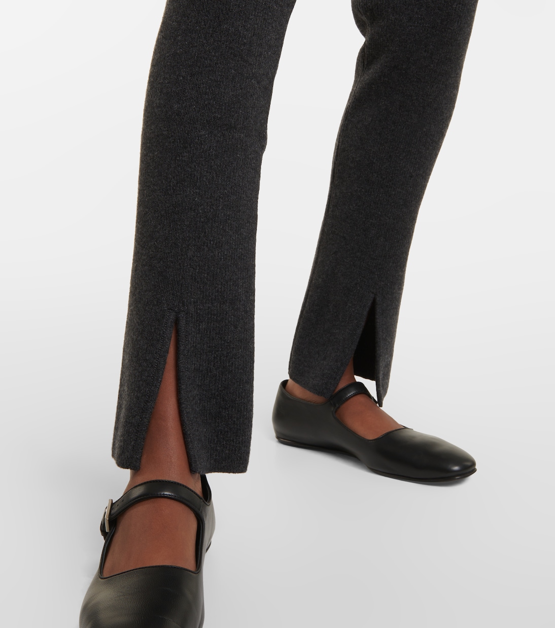 Ribbed-knit cashmere slim pants  | Magda Butrym