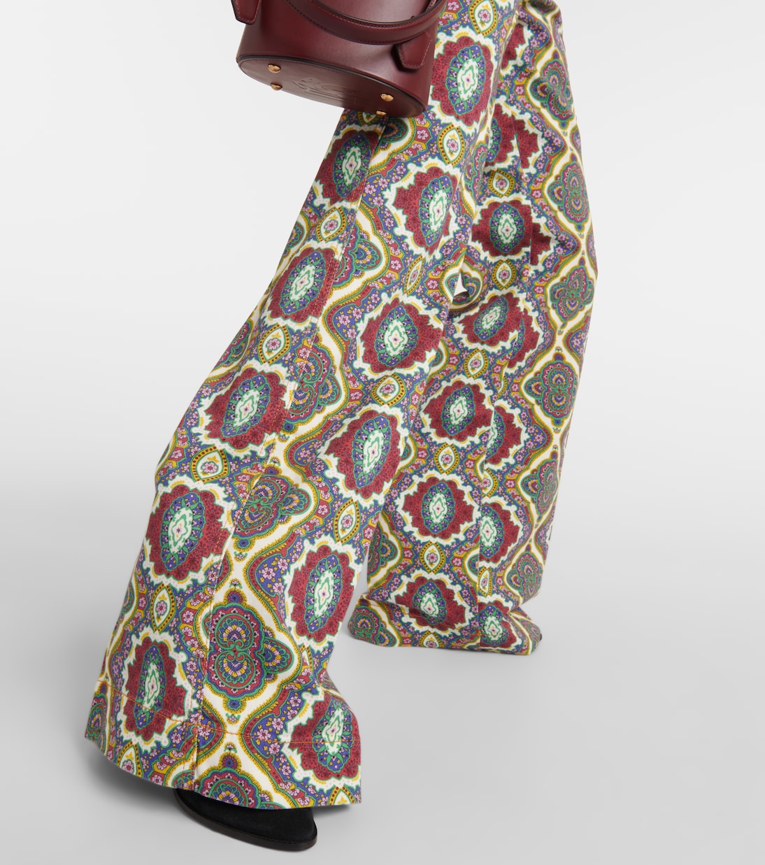 Printed high-rise wide-leg jeans | Etro