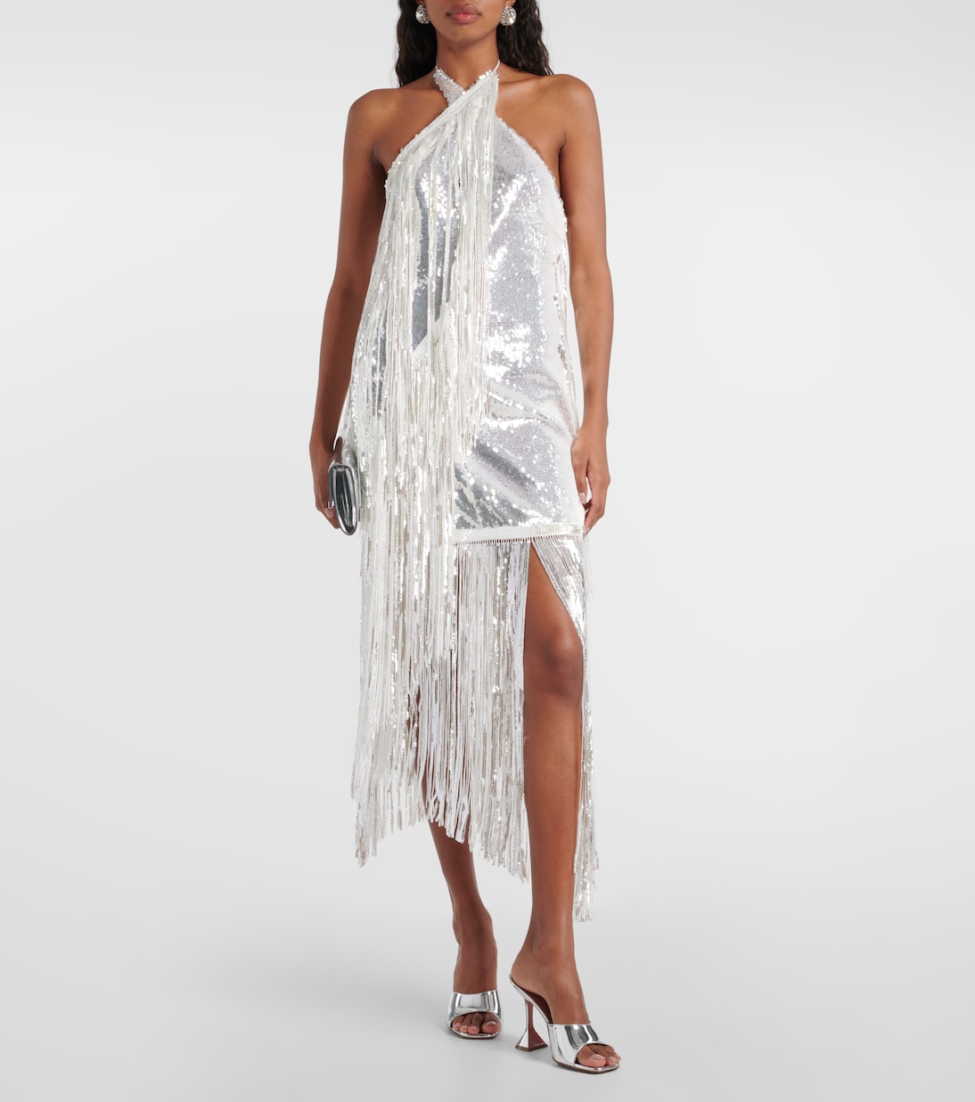 Sequined halterneck minidress | Rotate