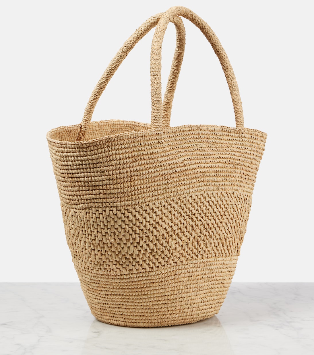 Emilie Small raffia basket bag | The Row