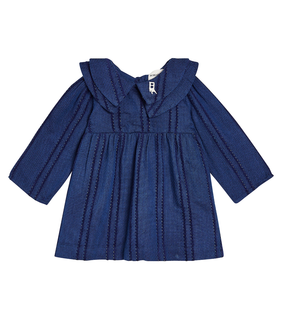 Bébé – Robe rayée en coton métallisé | Bobo Choses