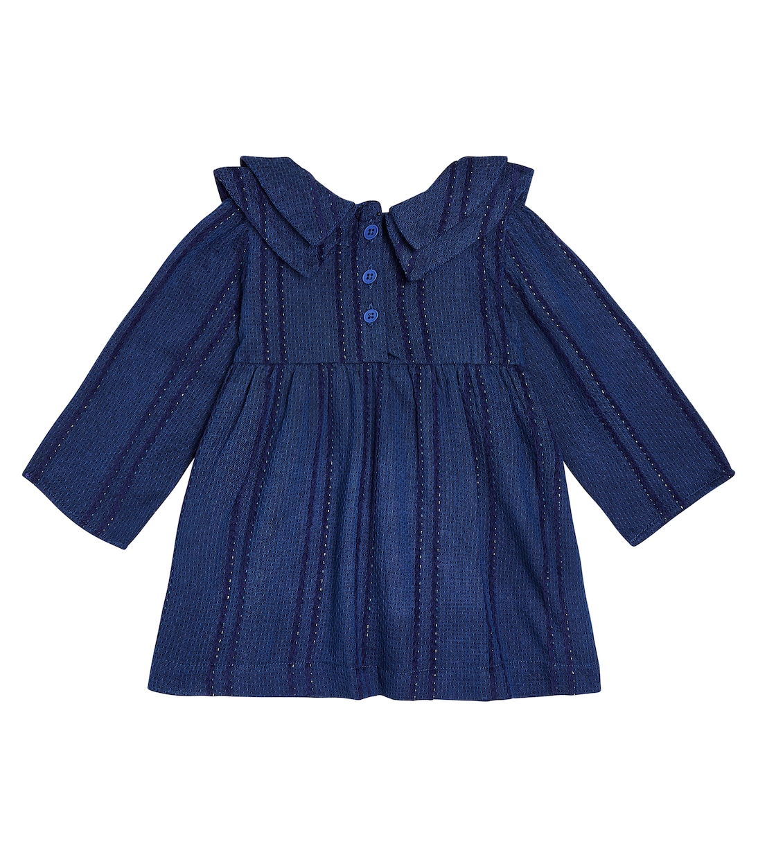 Bébé – Robe rayée en coton métallisé | Bobo Choses
