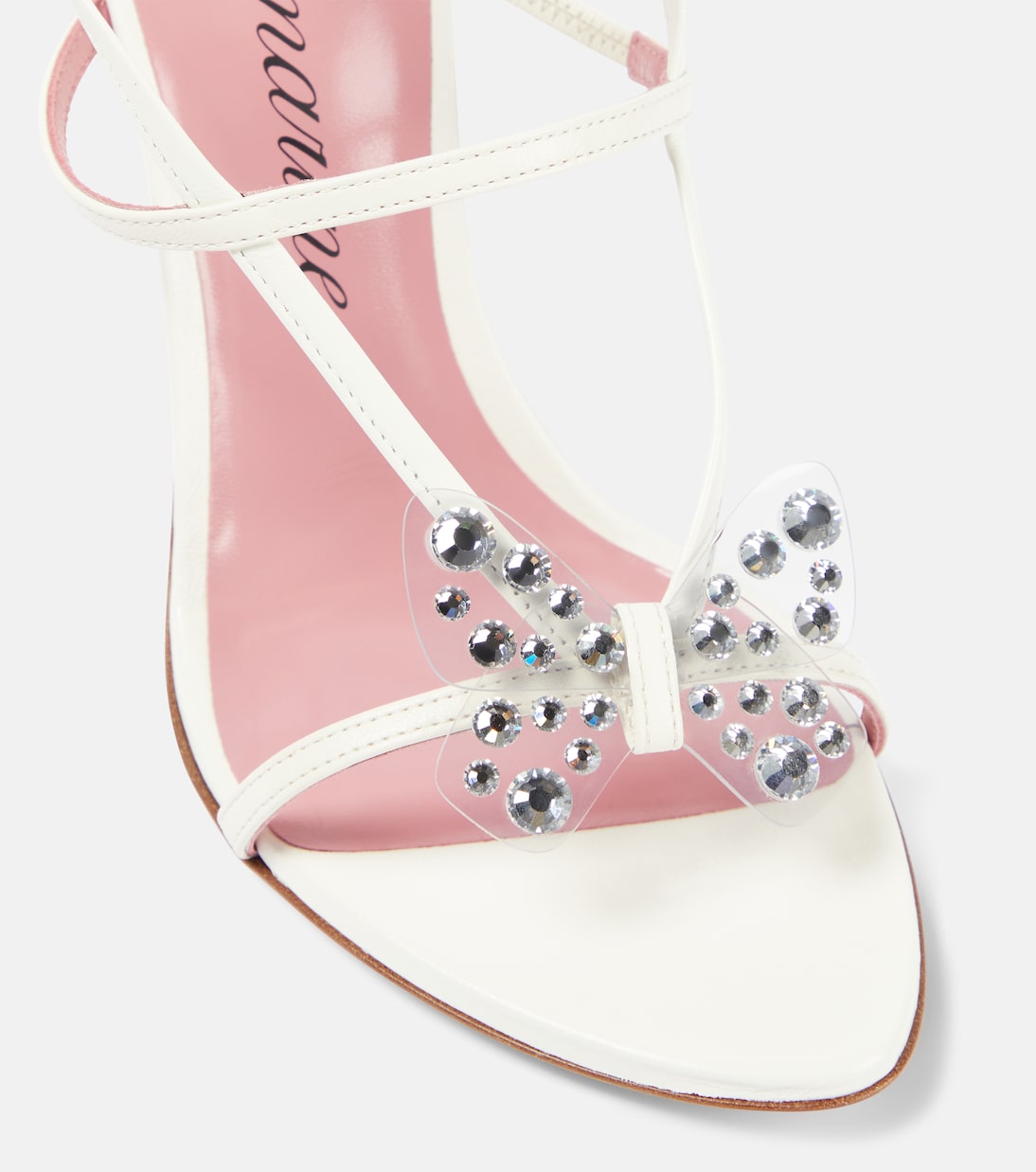 Butterfly 105 leather sandals | Blumarine