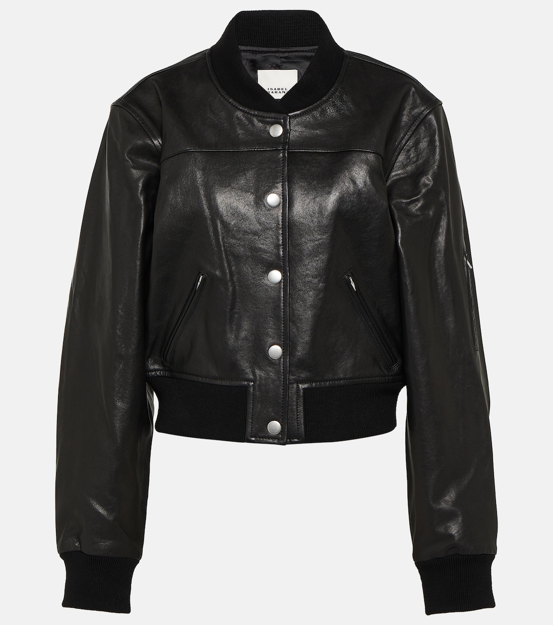 Chaqueta bomber Adriel de piel | Isabel Marant