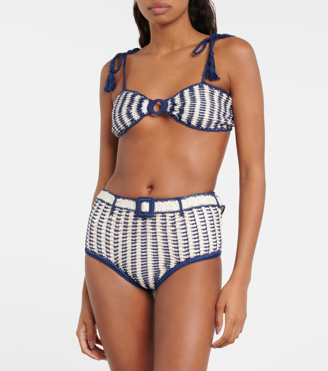 Slip bikini in crochet di cotone | Anna Kosturova