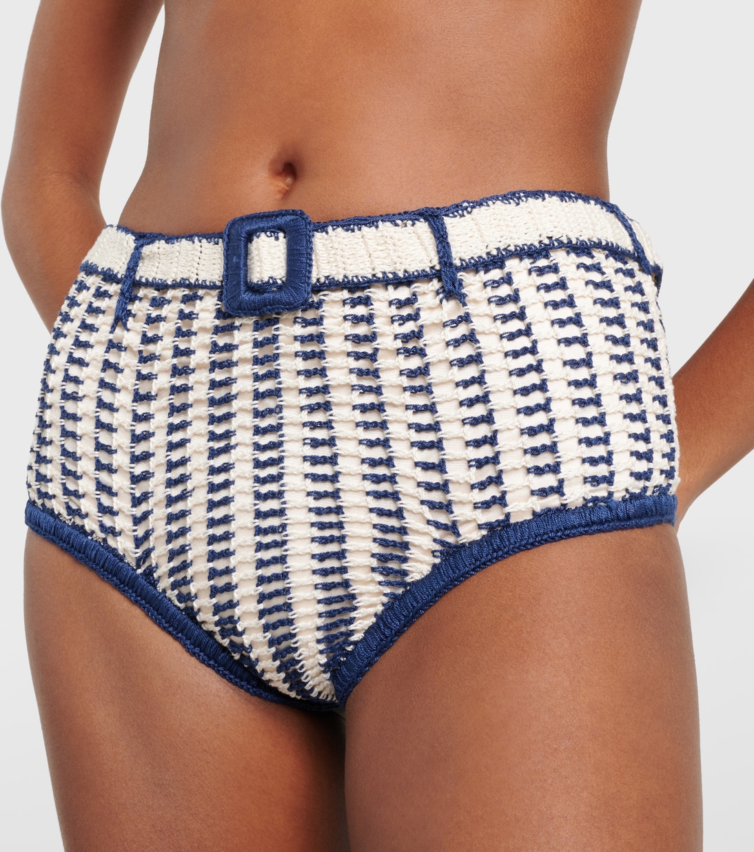 Slip bikini in crochet di cotone | Anna Kosturova