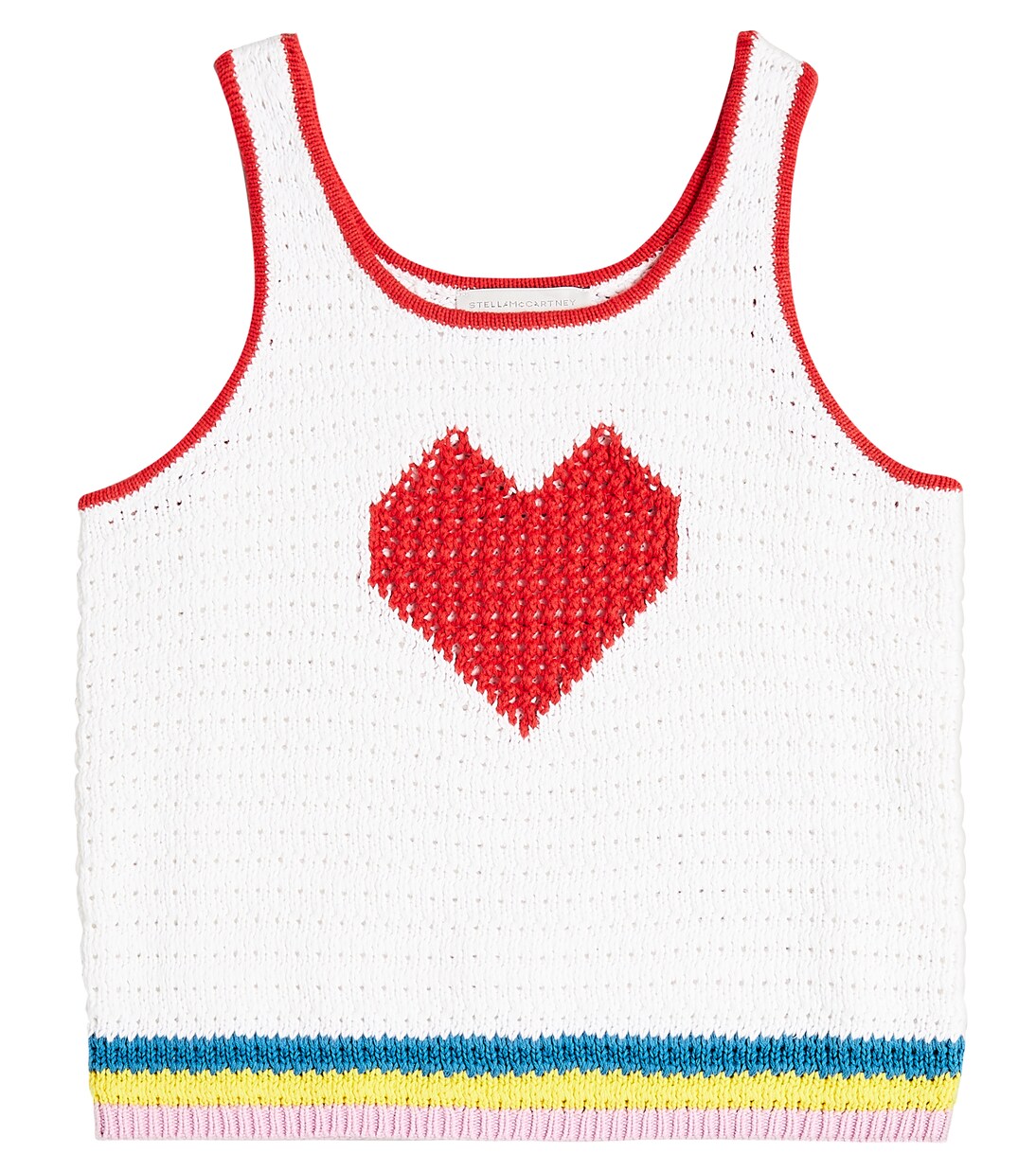 Tank top in maglia di cotone | Stella McCartney Kids