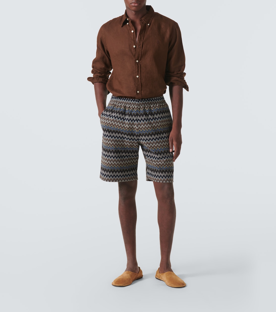 Bermudas de algodón en zigzag | Missoni