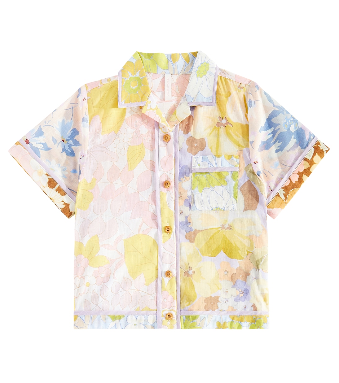 Camisa Pop de algodón estampada | Zimmermann Kids