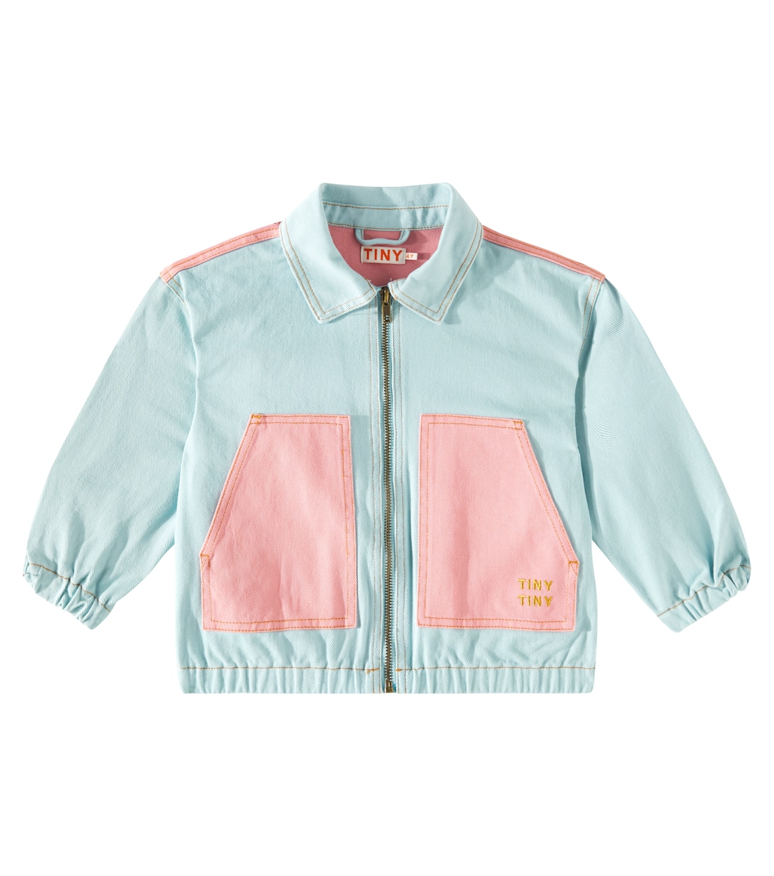 Chaqueta de algodón colorblock | Tinycottons