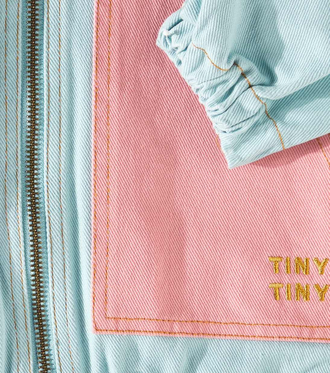 Chaqueta de algodón colorblock | Tinycottons