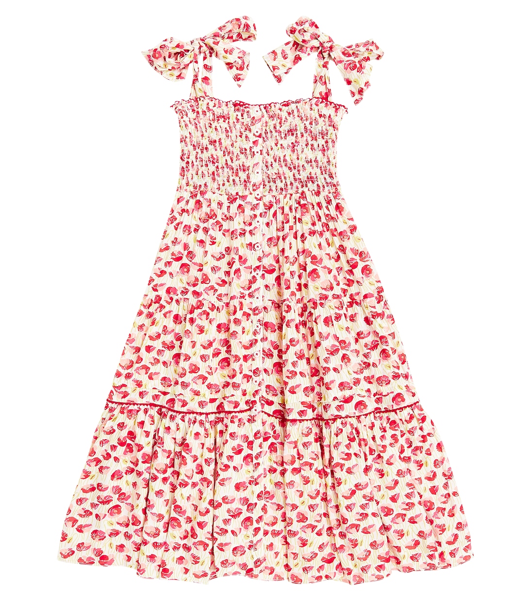 Bedrucktes Kleid Trini | Poupette St Barth Kids