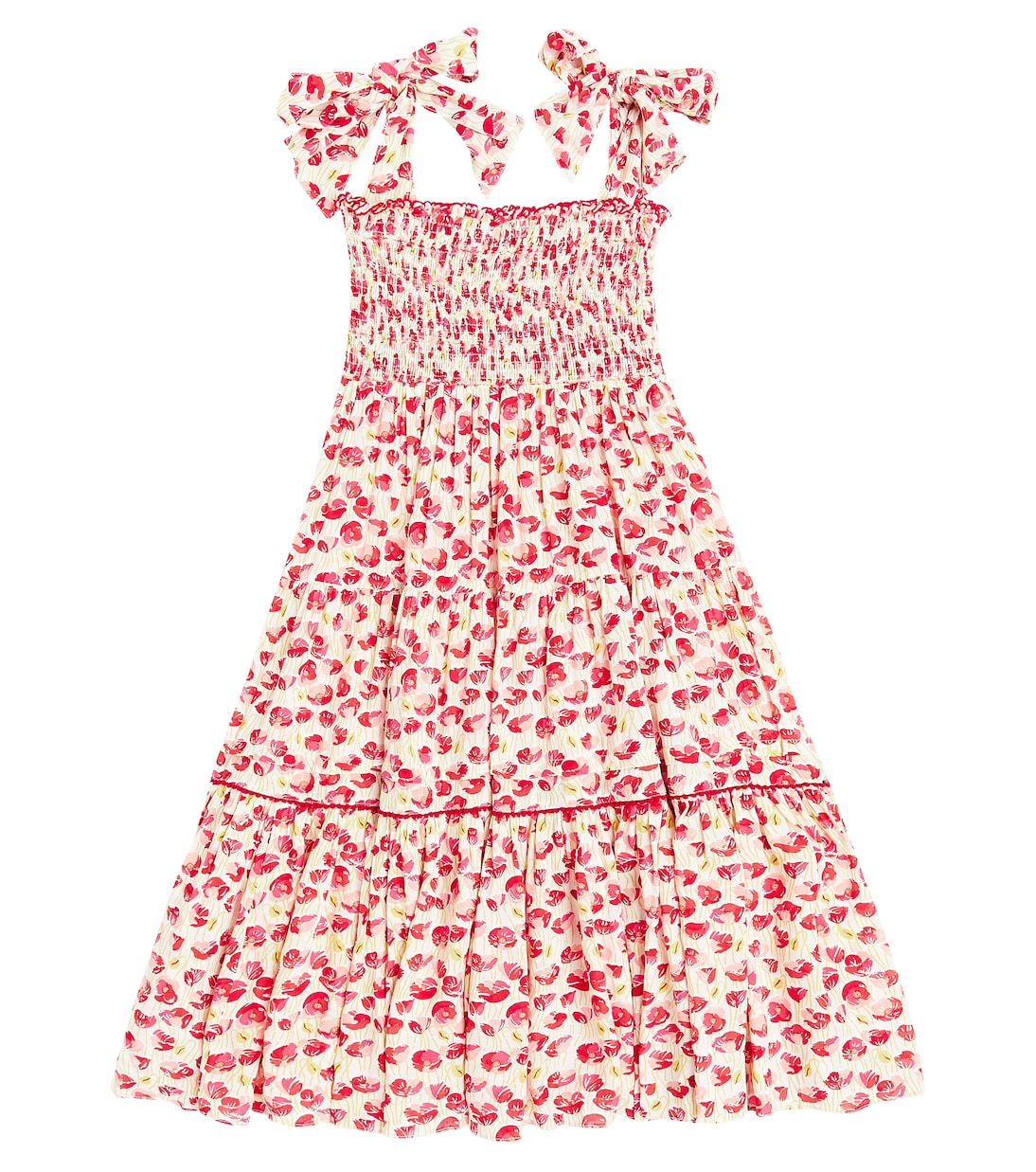 Bedrucktes Kleid Trini | Poupette St Barth Kids
