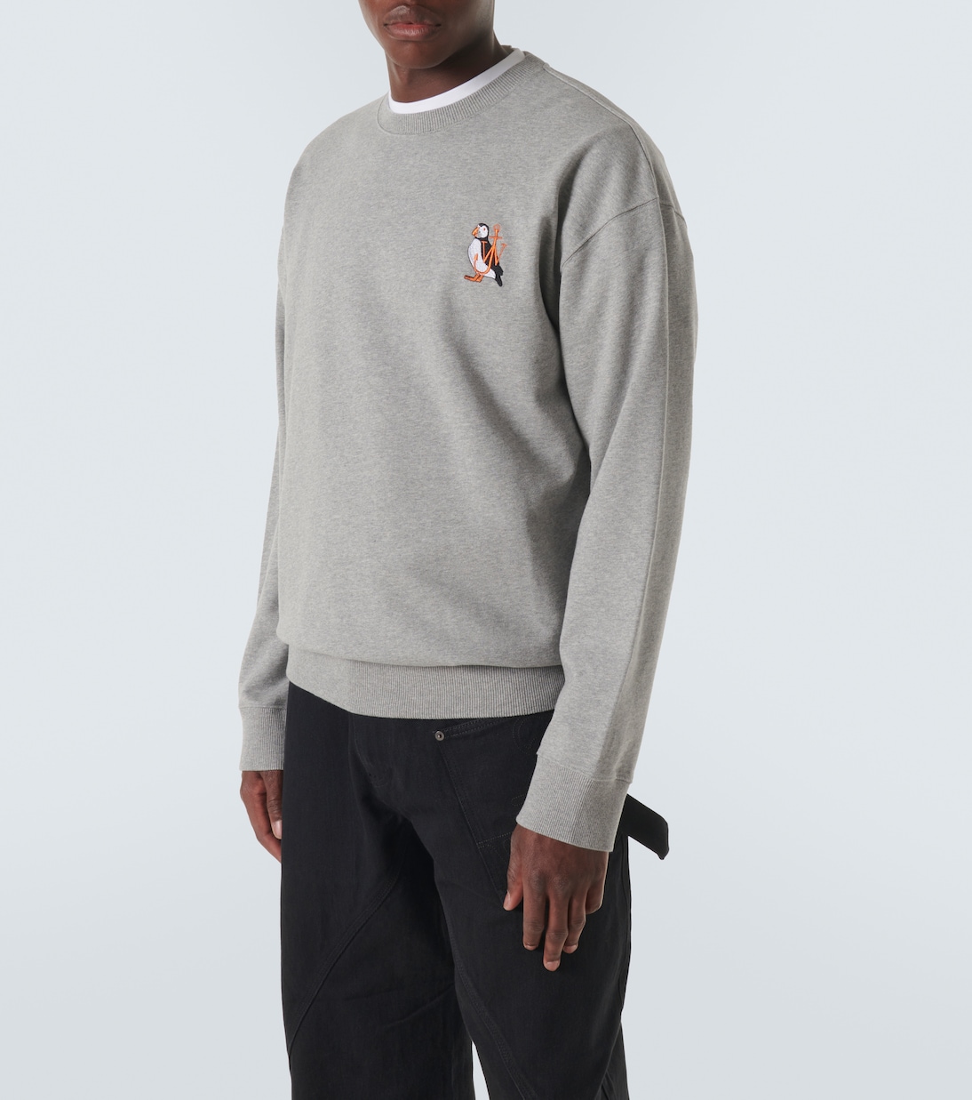Felpa in jersey di cotone con logo | JW Anderson