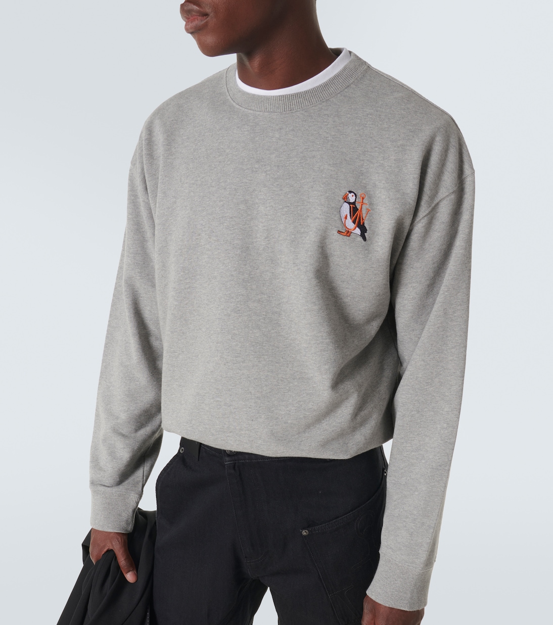 Felpa in jersey di cotone con logo | JW Anderson