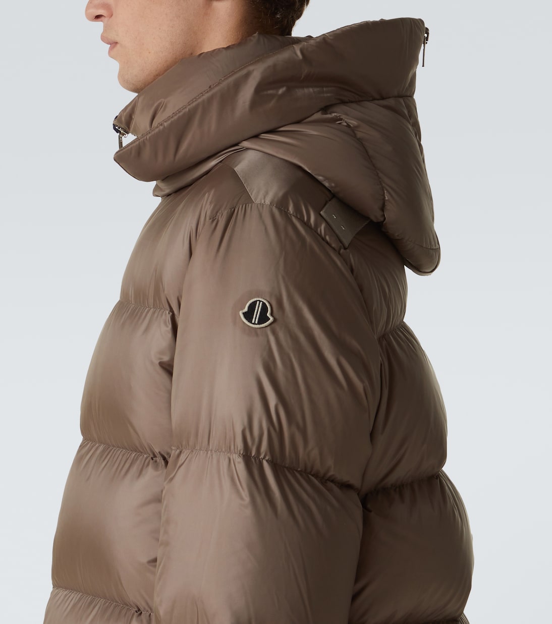 X Rick Owens Cyclopic down coat | Moncler Genius