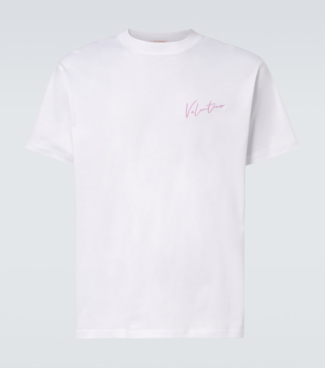 Camiseta de jersey de algodón con logo | Valentino