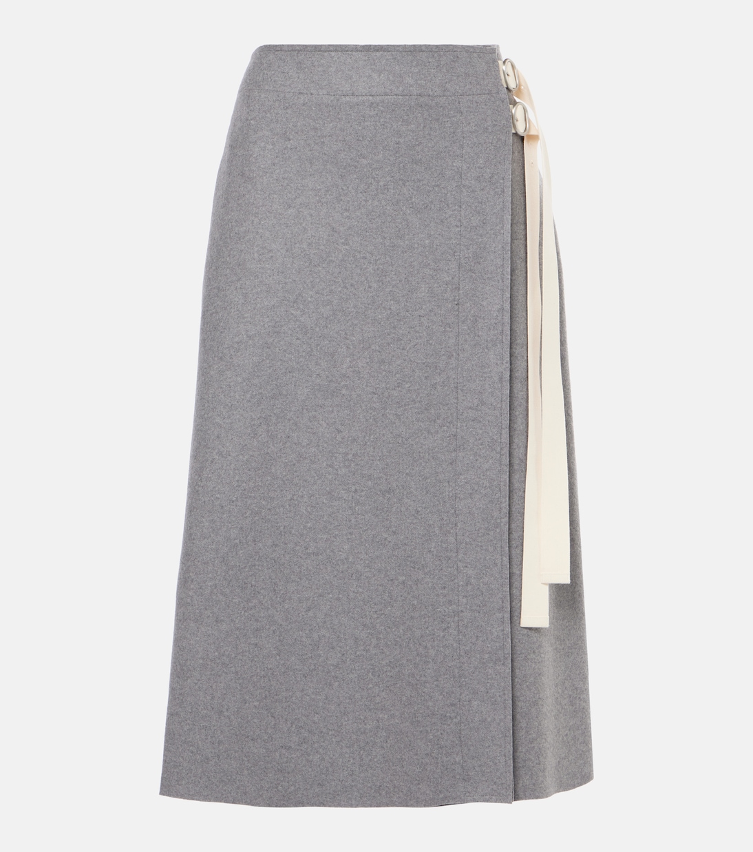 Falda envolvente de mezcla de lana | Jil Sander