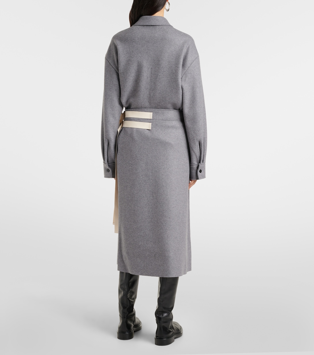 Falda envolvente de mezcla de lana | Jil Sander